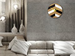 Ξύλινο ρολόι τοίχου Cikcak