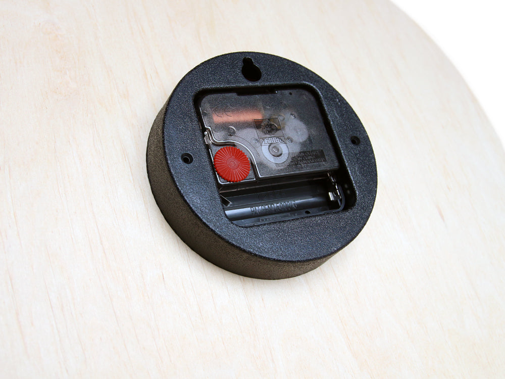 Μοντέρνο ρολόι τοίχου PIANO Μαύρο