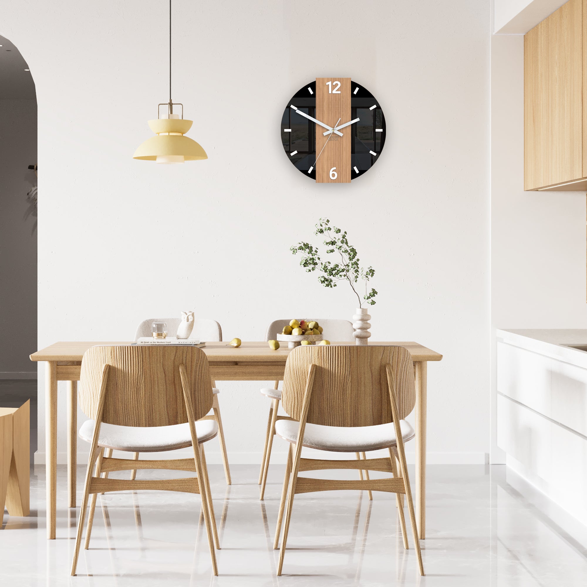 Μοντέρνο ρολόι τοίχου PRIMO Round