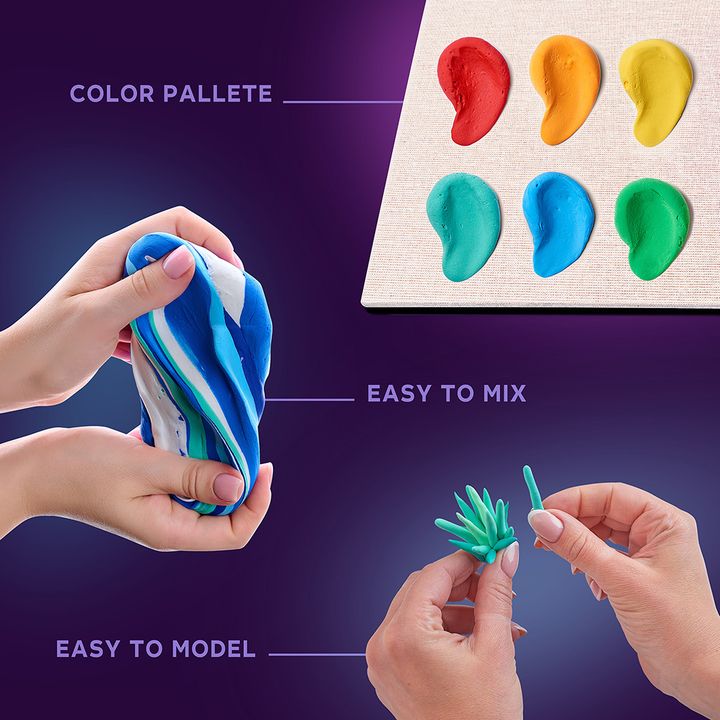 Σετ μοντελοποίησης OKTO σε ξύλινο πλαίσιο