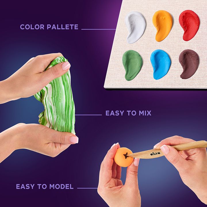 Σετ μοντελοποίησης OKTO σε ξύλινο πλαίσιο