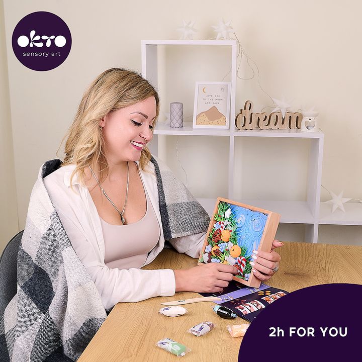 Σετ μοντελοποίησης OKTO σε ξύλινο πλαίσιο