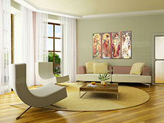 Η ζωγραφική σε καμβά 1 μέρος ΤΕΣΣΕΡΙΣ ΕΠΟΧΕΣ - Alfons Mucha 000 REP004