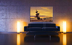 Η εικόνα στον καμβά COASTAL SCENE - William Bradford REP020