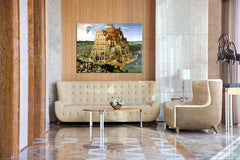 Η εικόνα στον καμβά BABYLON TOWER - Pieter Brueghel - εικόνα 2
