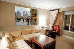 Η εικόνα στον καμβά PLACE SAINT-MICHEL ET NOTRE DAME - Edouard Leon Cortes REP027