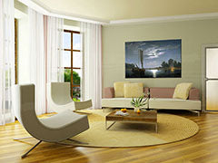 Η εικόνα στον καμβά FISHING PARTY - Fitz Henry Lane REP032