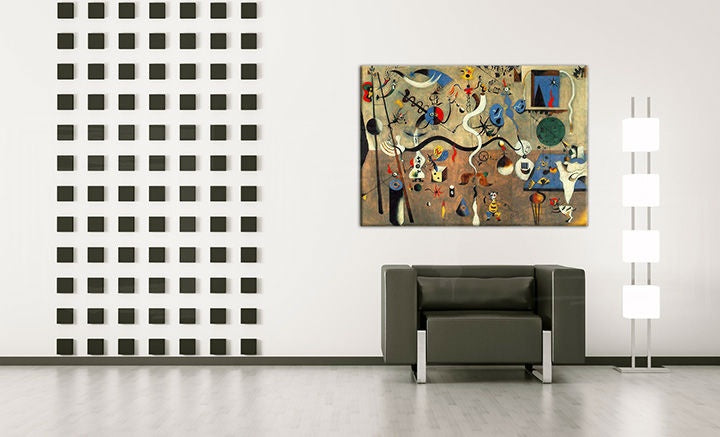 Η εικόνα στον καμβά CARNIVAL OF HARLEQUIN - Joan Miro - εικόνα 2