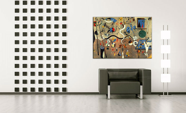 Η εικόνα στον καμβά CARNIVAL OF HARLEQUIN - Joan Miro