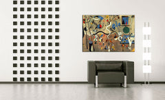 Η εικόνα στον καμβά CARNIVAL OF HARLEQUIN - Joan Miro