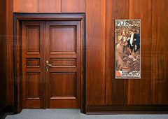 Η εικόνα σε καμβά FLIRT - Alfons Mucha REP098