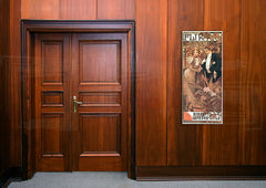 Η εικόνα σε καμβά FLIRT - Alfons Mucha