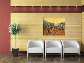 Η εικόνα στον καμβά OLIVES - Vincent van Gogh REP105