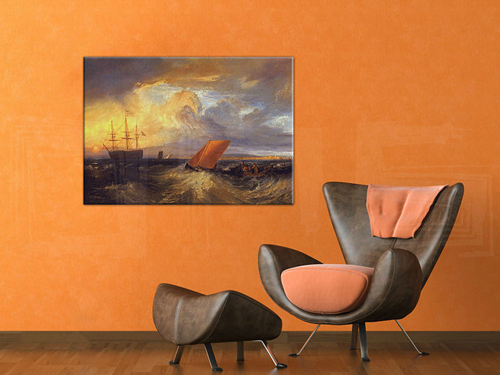 Εκτύπωση σε καμβά SHEERNESS VISTA DAL NORE – William Turner | διάφορα μεγέθη