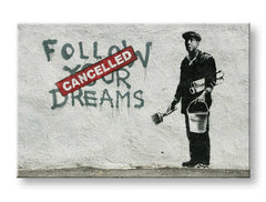 Εικόνα σε καμβά STREET ART – BANKSY 60x90 cm