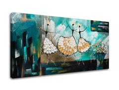 Αναπαραγωγή του συγγραφέα σε καμβά ΧΟΡΕΥΤΕΣ 90x50 cm