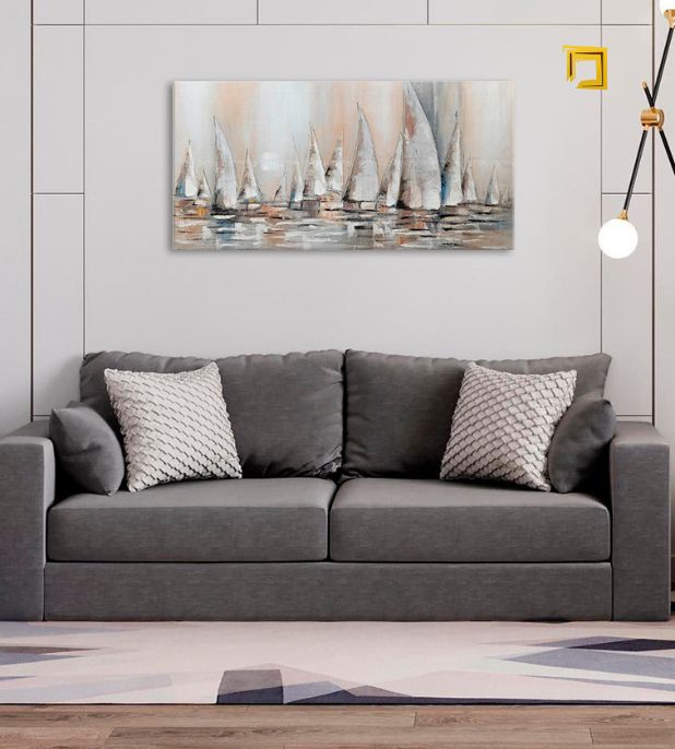 Εικόνα σε καμβά PLACHETNICE Discount 60% 120X60 cm