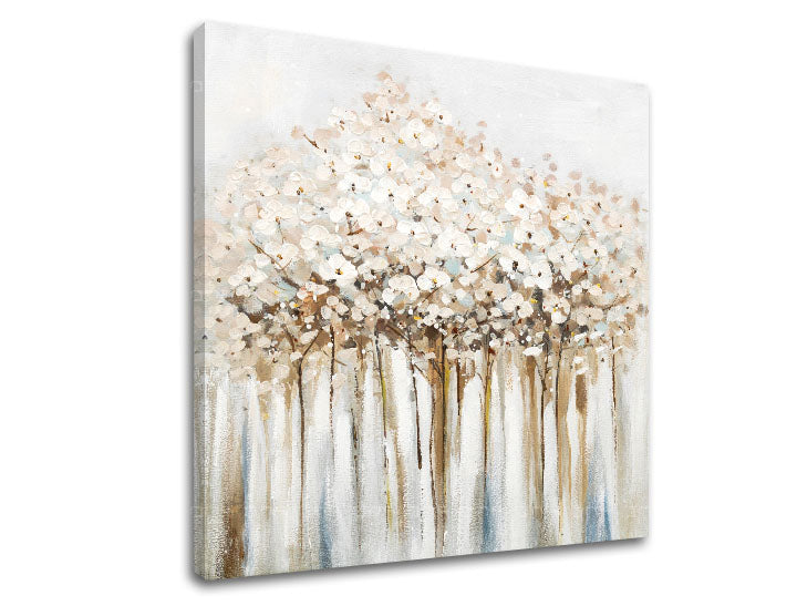 Η εικόνα στον καμβά FLOWERS Discount 40 % 60X60 cm