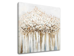 Η εικόνα στον καμβά FLOWERS Discount 40 % 60X60 cm