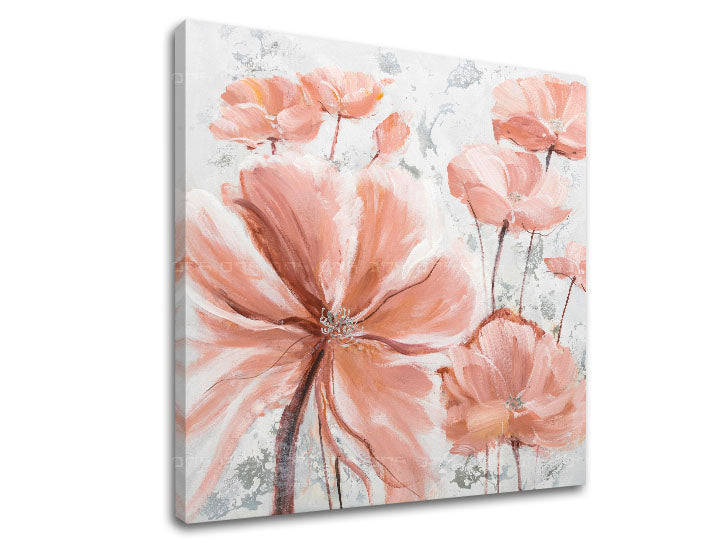 Η εικόνα στον καμβά FLOWERS Discount 40 % 60X60 cm