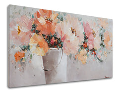 Πίνακας ζωγραφικής ΛΟΥΛΟΥΔΙΑ ΣΤΟ ΒΑΣΙΛΕΙΟ Έκπτωση 40 % 120X60 cm