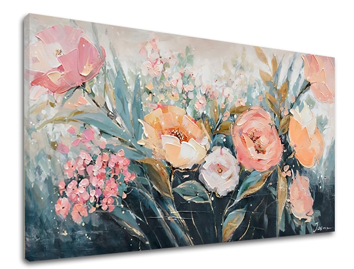 Ζωγραφική σε καμβά FLORAL GARDEN - εικόνα 2
