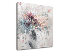 Η εικόνα στον καμβά FLOWERS Discount 40 % 50X50 cm