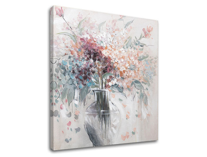 Ζωγραφική σε καμβά ΛΟΥΛΟΥΔΙΑ 70x70 cm