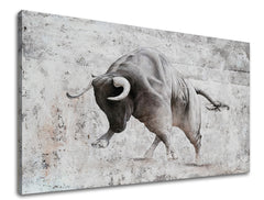 Η εικόνα σε καμβά BULL 60x40 cm