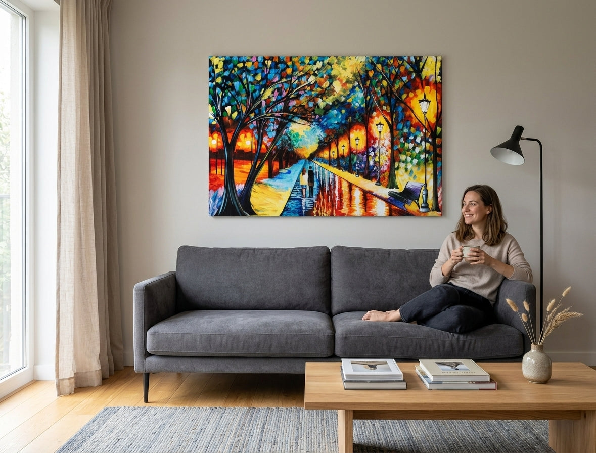 Αναπαραγωγή του συγγραφέα σε καμβά ΠΟΛΗ - εικόνα 3