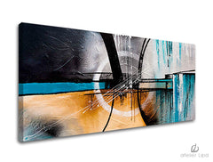 Αναπαραγωγή του συγγραφέα σε καμβά ABSTRAKT Discount 60 % 80X40 cm