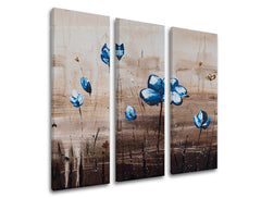 Αναπαραγωγή του συγγραφέα σε καμβά FLOWERS XOBFB546E3 Discount 60 % 45X45 cm