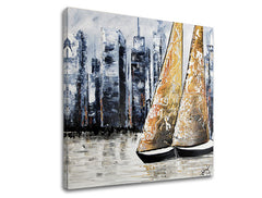 Η εικόνα στον καμβά CITY 1 μέρος XOBFB547E1 Discount 60% 80X80 cm