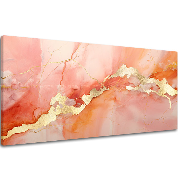 Χρυσή πινελιά σε καμβά Η κομψότητα μιας μαρμάρινης αυγής - εικόνα 2