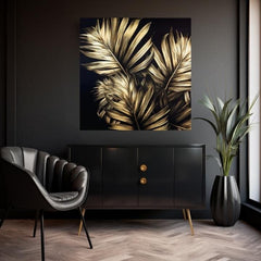 Χρυσή πινελιά σε καμβά Διαχρονική κομψότητα | διαφορετικές διαστάσεις