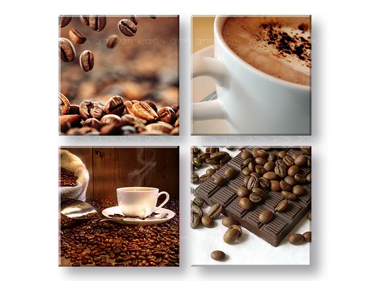 Τοιχογραφία COFFEE TIME 40x40 cm