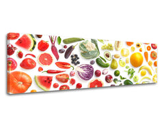 Πίνακας ζωγραφικής τοίχου GREENS AND FOLKS_059-13 50x150 cm