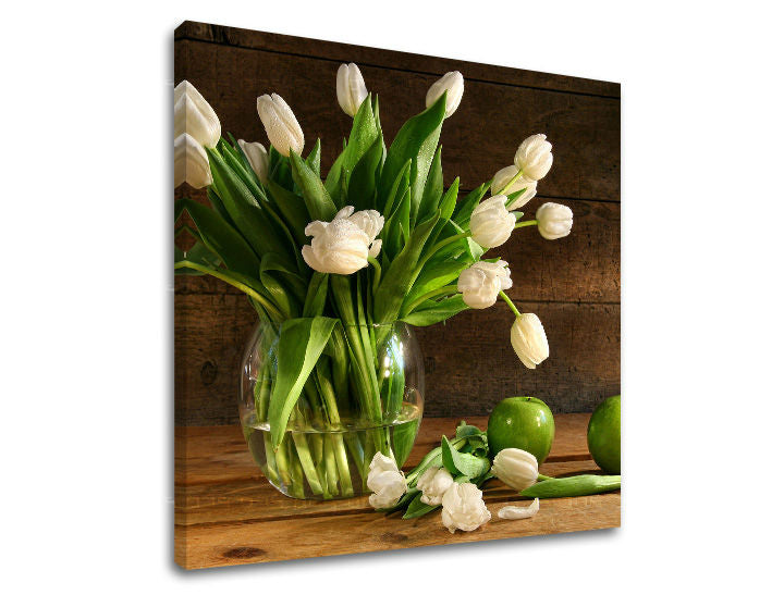 Wall painting FLOWERS Discount 60 % 40X40 cm