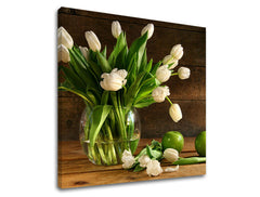 Wall painting FLOWERS Discount 60 % 40X40 cm