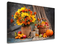 Πίνακας ζωγραφικής τοίχου COLORFUL FLOWERS_166-11 40x60 cm