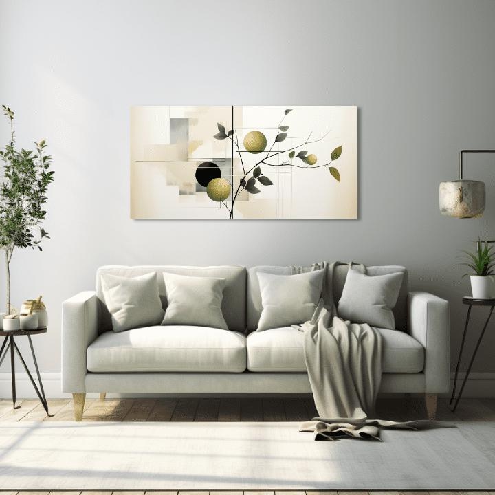 Φύση σε καμβά Ελιά απόγευμα | διαφορετικές διαστάσεις