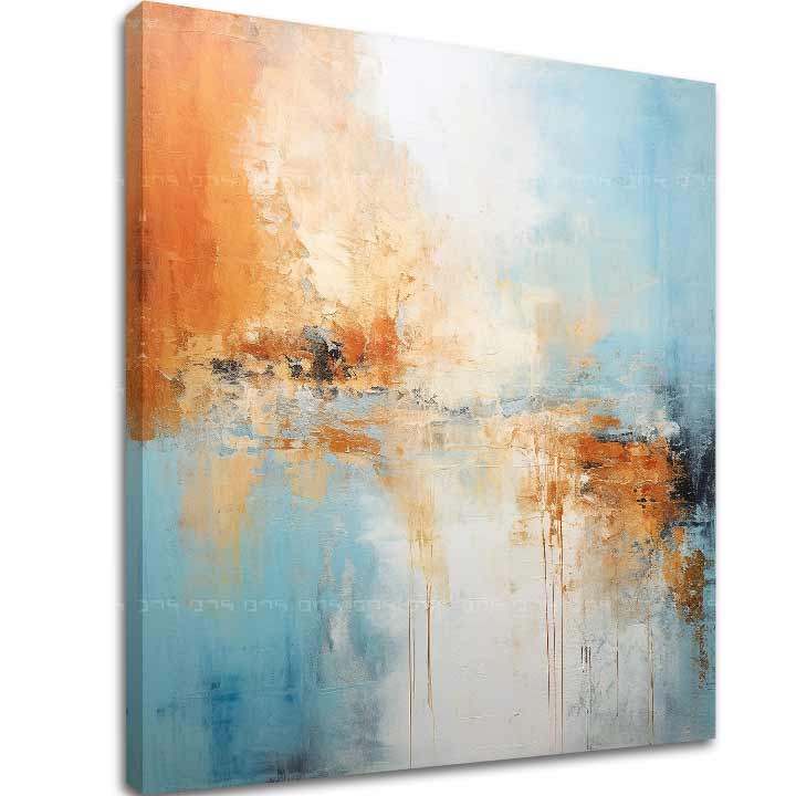 Πίνακες ζωγραφικής Peach Fuzz Πρωινό ξύπνημα 100x100 cm