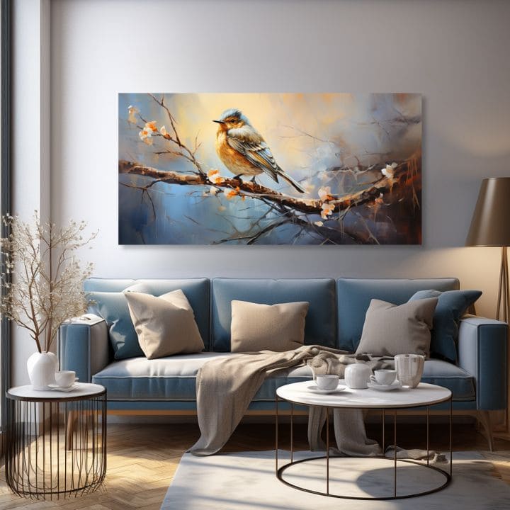 Πίνακες ζωγραφικής Πουλιά Σονέτα Αγάπη | διαφορετικές διαστάσεις