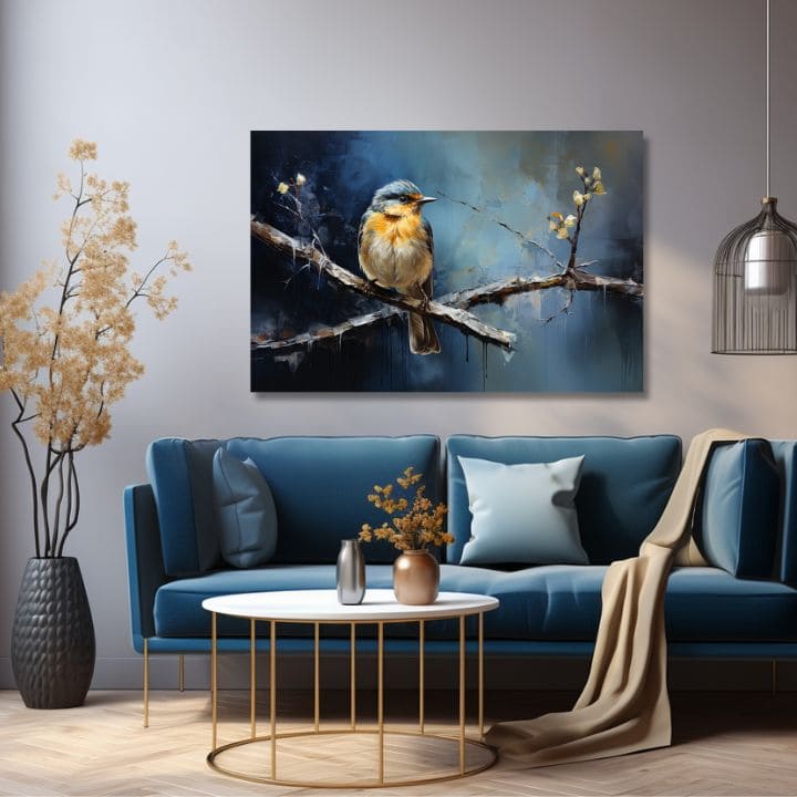 Πίνακες ζωγραφικής Πουλιά Σιωπηλή ανάπαυση | διαφορετικές διαστάσεις