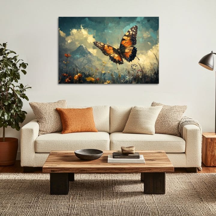 Image of Πεταλούδα - Πτήση πάνω από τα σύννεφα