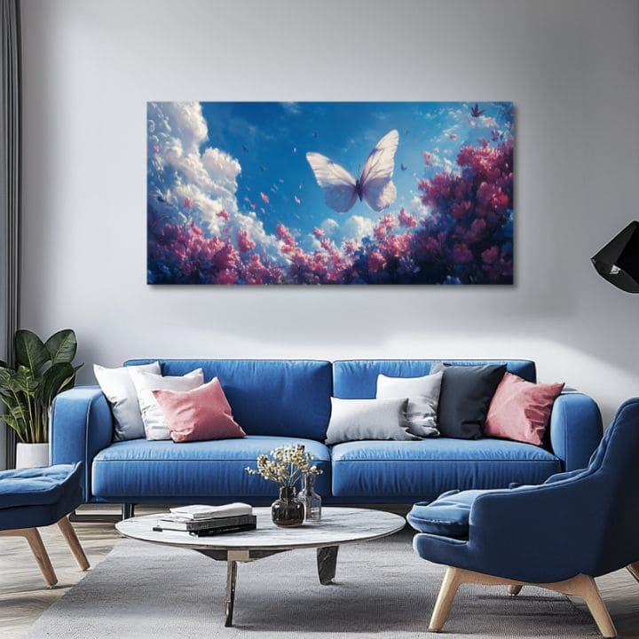 Η εικόνα της Πεταλούδας στα Σύννεφα της Ελευθερίας