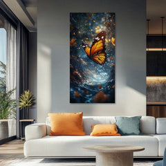 Η εικόνα της πορτοκαλί πεταλούδας - Μαγική ατμόσφαιρα