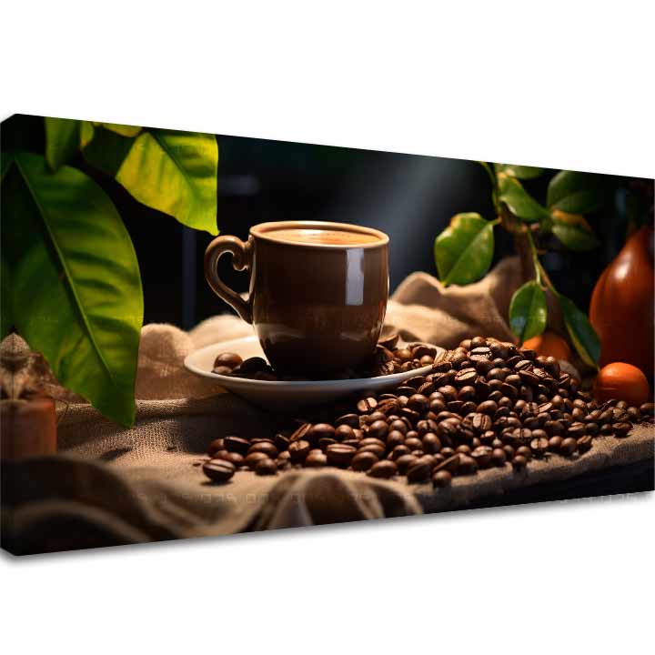 Ζωγραφική καφέ για κουζίνα αριστούργημα Barista | διαφορετικές διαστάσεις
