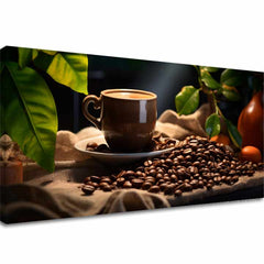 Ζωγραφική καφέ για κουζίνα αριστούργημα Barista | διαφορετικές διαστάσεις