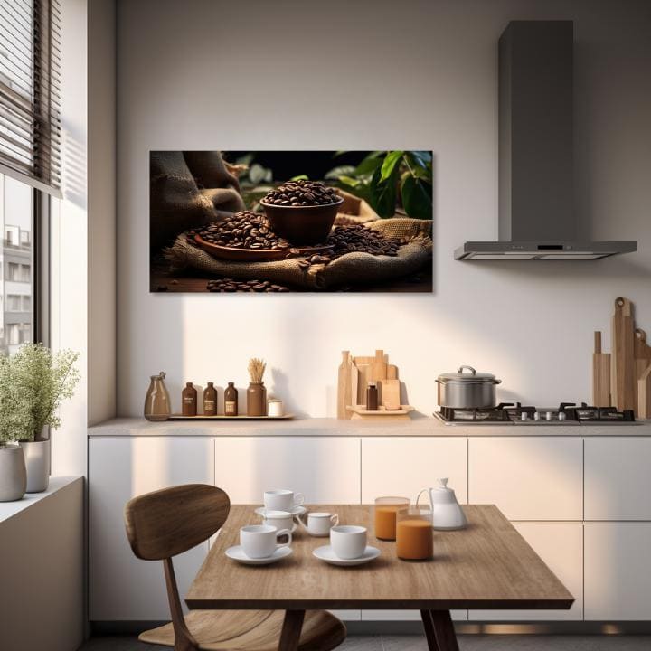 Ζωγραφιές καφέ για την κουζίνα Morning Arabica | διαφορετικές διαστάσεις